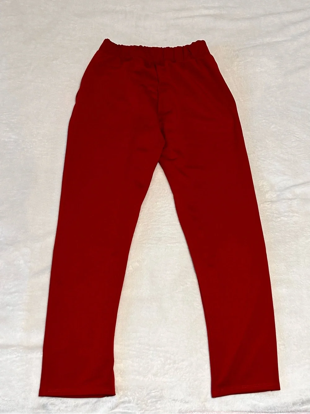 Zara Kids Bright Red Pull-On Leggings